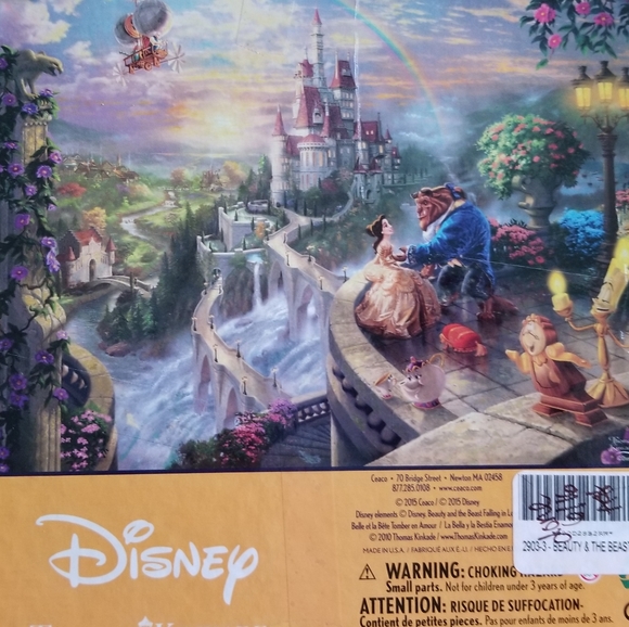 Thomas Kinkade Beauty and The Beast Puzzle, 750 - Picture 3 of 5